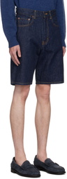 BEAMS PLUS Indigo Relaxed-Fit Denim Shorts