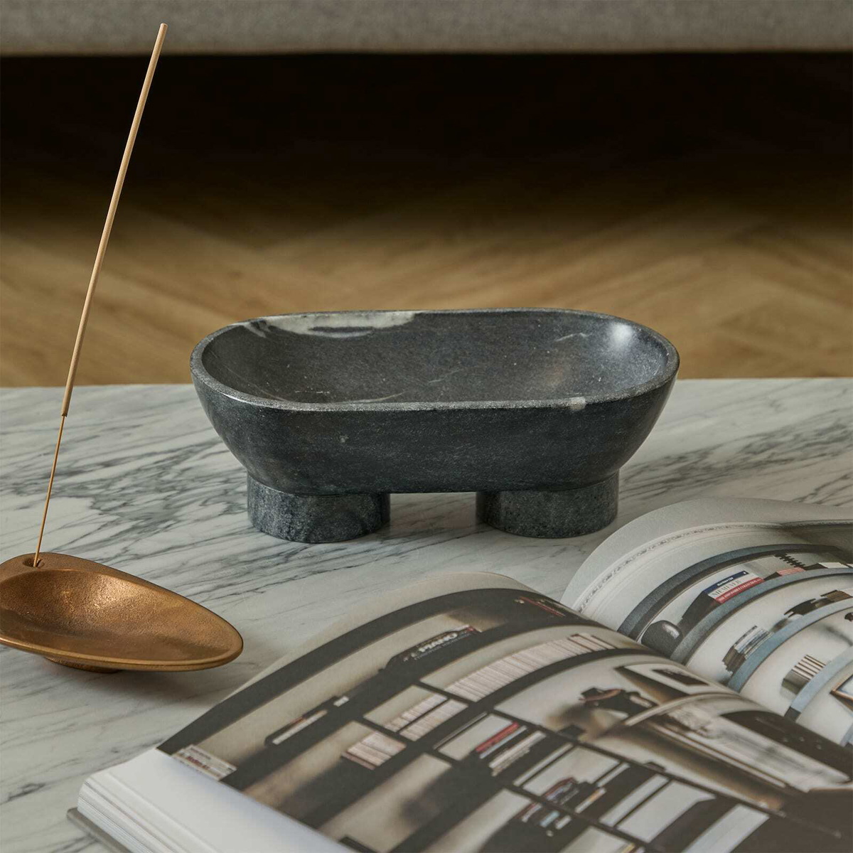 ferm LIVING Alza Bowl in Black 