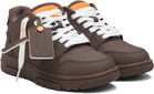 Off-White Brown 'Out Of Office' Molded Sneakers
