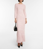 Balenciaga - Tweed maxi dress