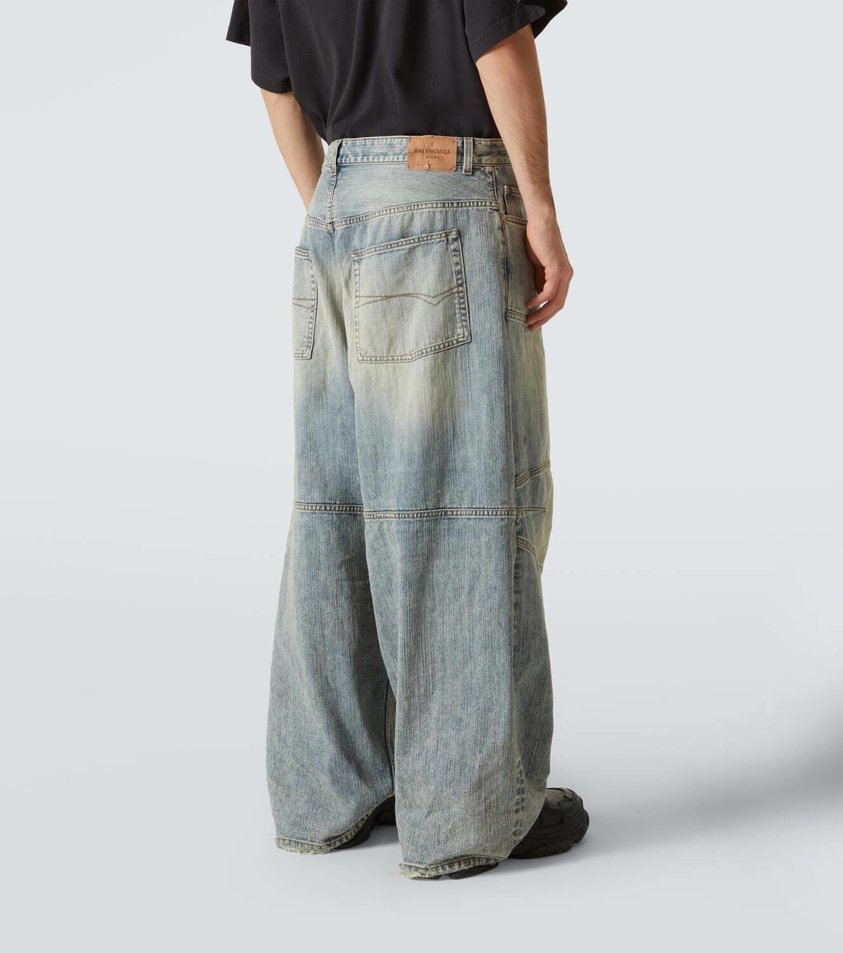 Balenciaga George V wide-leg jeans