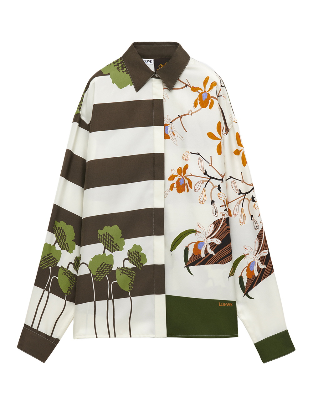 LOEWE PAULA'S IBIZA - Printed Silk Shirt