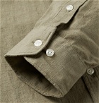 Barbour White Label - Dunbar Button-Down Collar Slub Cotton Shirt - Green