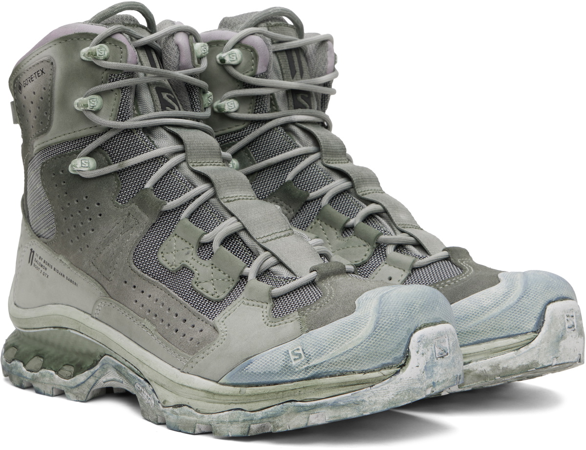 11 by Boris Bidjan Saberi Green Salomon Edition 2 GTX Boots 11 by