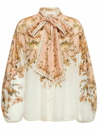 ZIMMERMANN - Chintz Floral Print Ramie Blouse