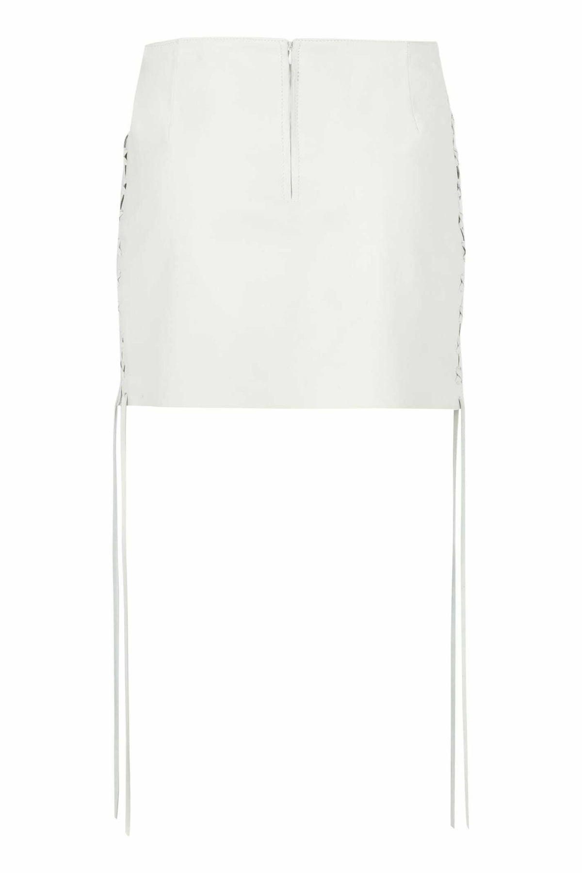 Salvatore Santoro Leather Mini Skirt