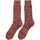 Norse Projects Red Bjarki Blend Socks