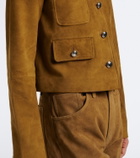 Altuzarra Astley cropped suede jacket