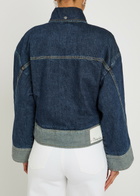3.1 Phillip Lim Boxy Tie-waist Denim Jacket Indigo