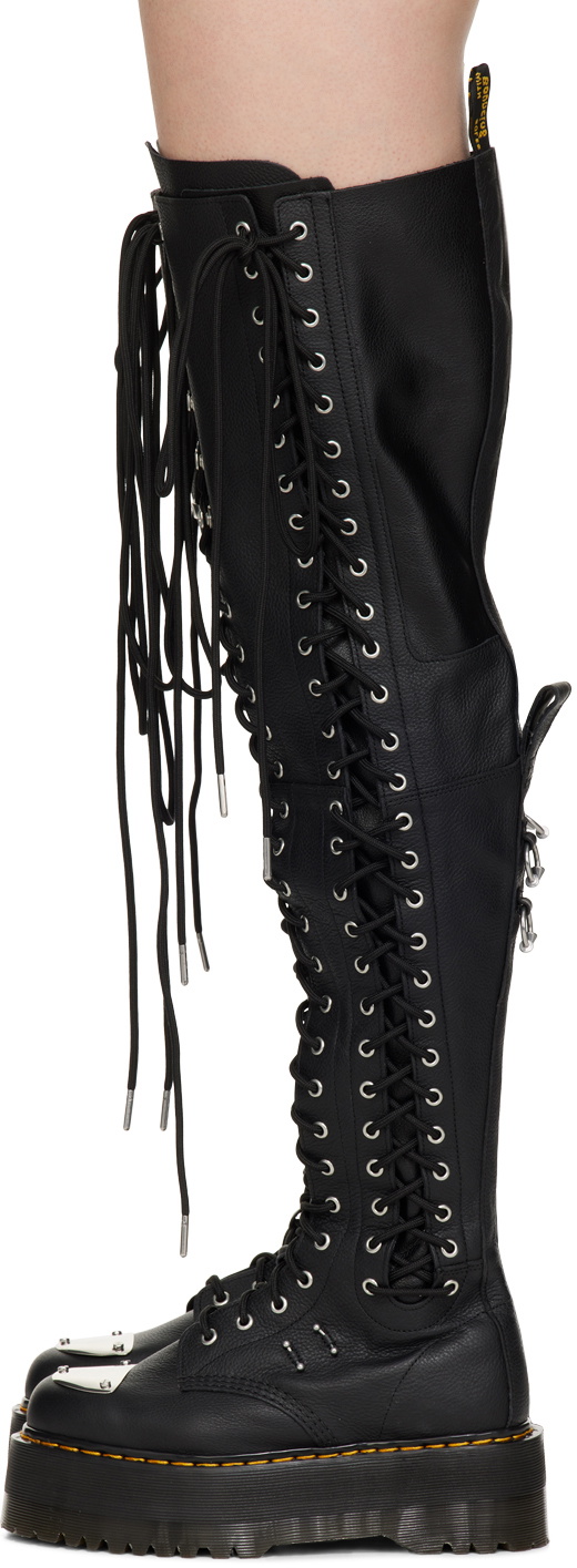 Dr. Martens Black 28-Eye Extreme Max Knee High Boots