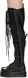 Dr. Martens Black 28-Eye Extreme Max Knee High Boots