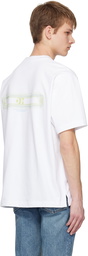 Solid Homme White Tennis-Tail T-Shirt