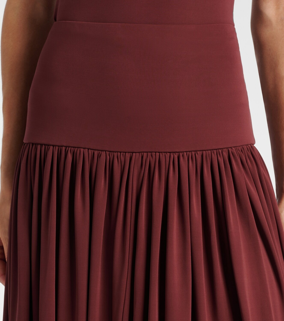 Aya Muse Gathered jersey maxi skirt