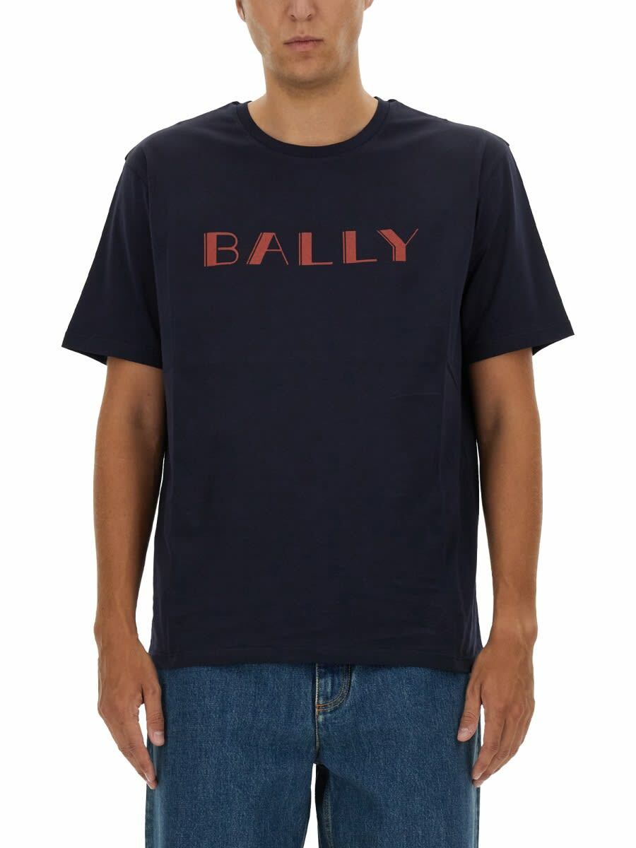 BALLY - Logo Cotton T-shirt Bally