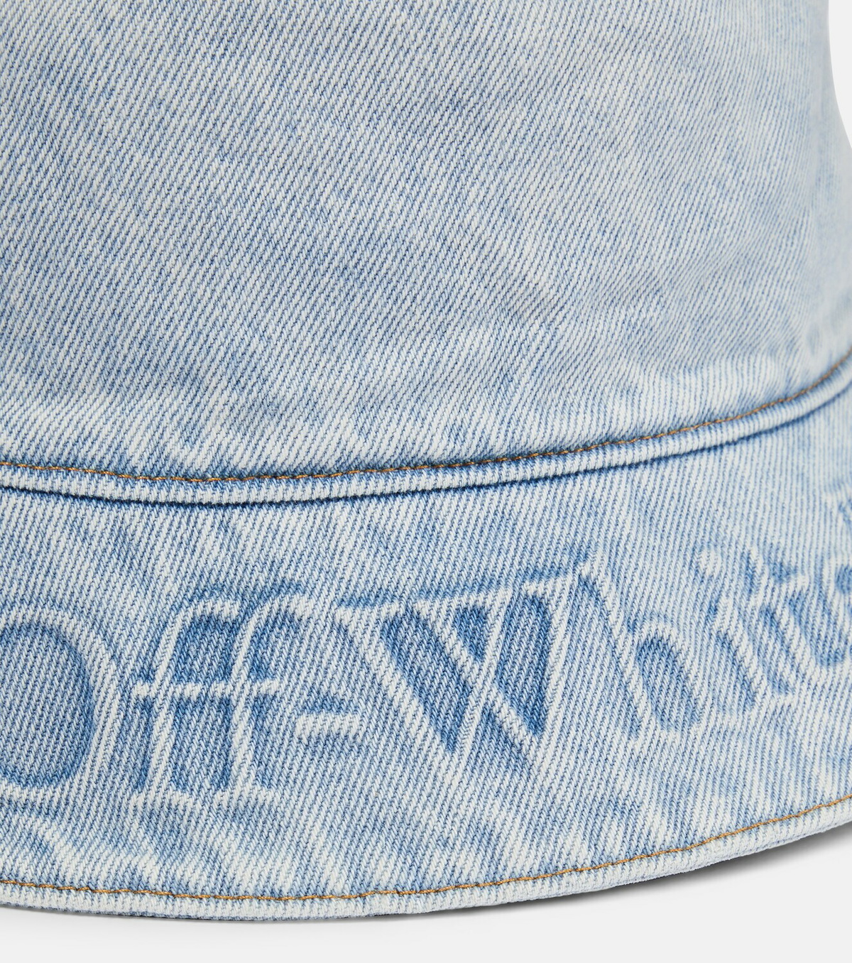 Off-White - Bookish Ow denim bucket hat Off-White