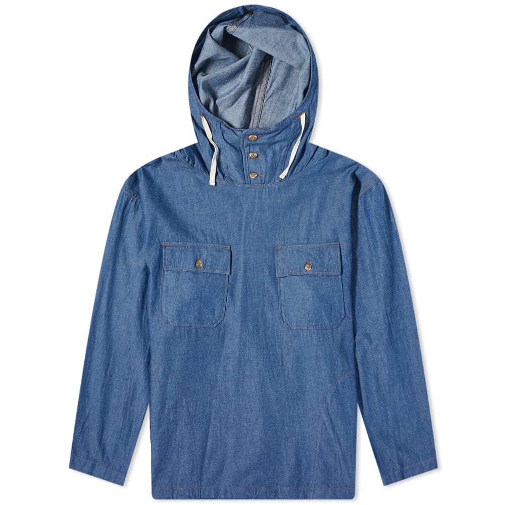 Engineered Garments Denim Cagoule Shirt Engineered Garments