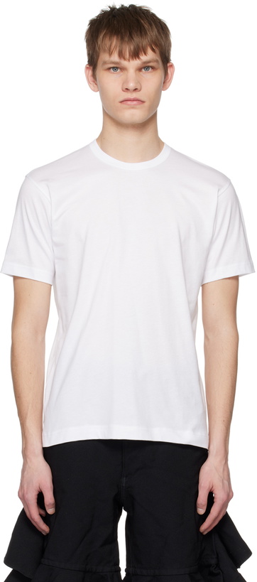 Photo: Comme des Garçons Shirt White Crewneck T-Shirt