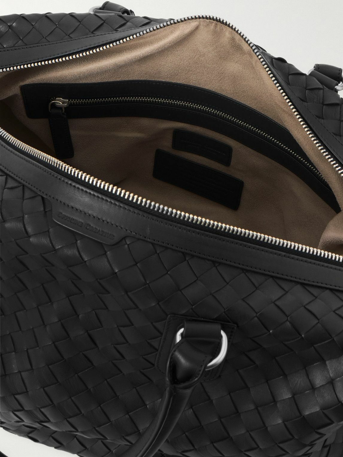 Officine Creative - Woven Leather Weekend Bag