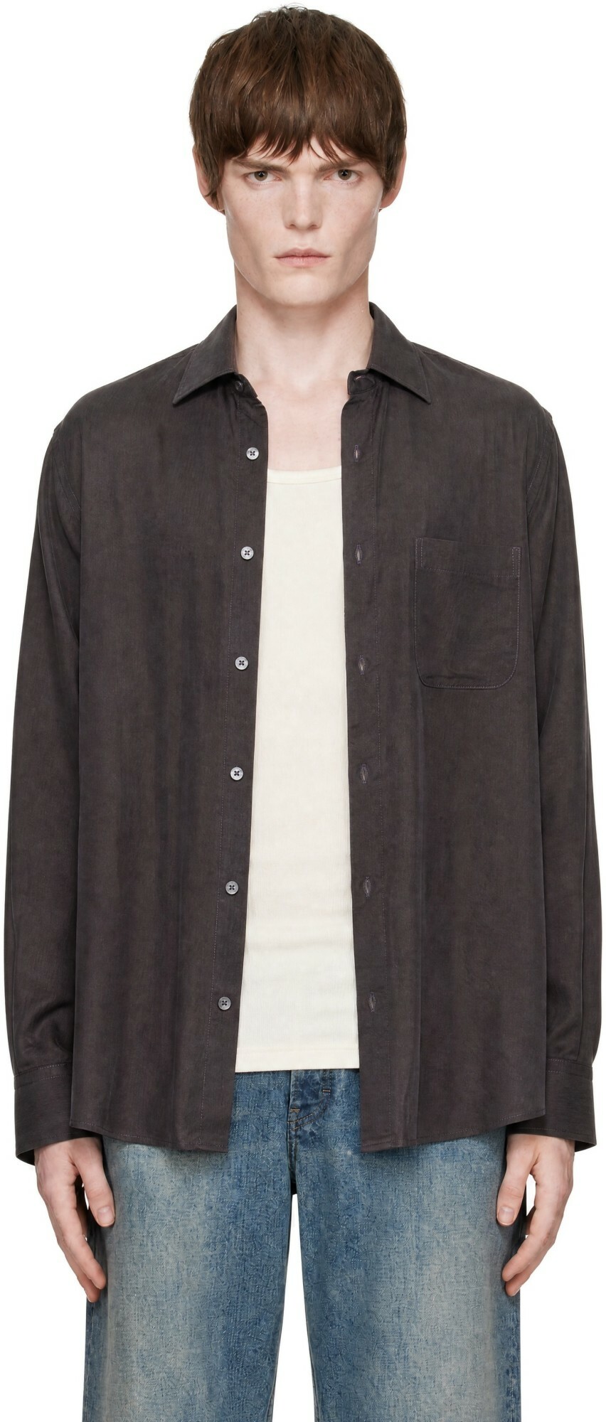 colbo Brown Pen Shirt