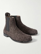 LOEWE - Brushed-Suede Chelsea Boots - Brown