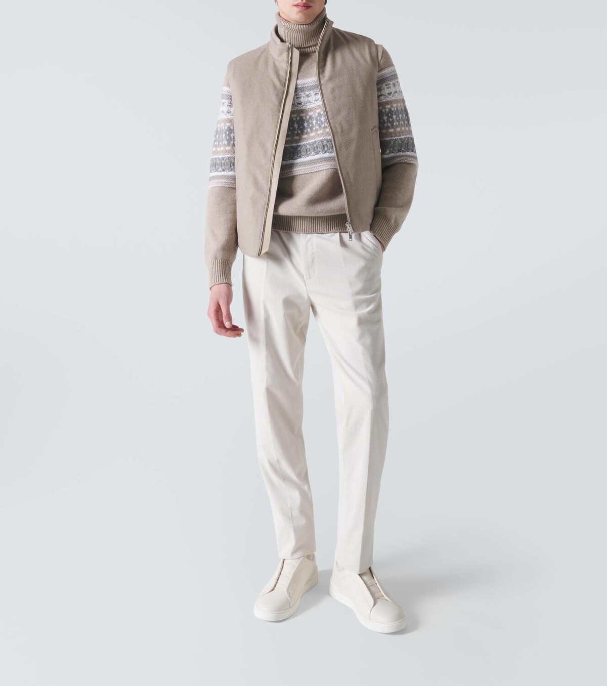 Zegna Cashmere down vest