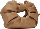 GIA STUDIOS Brown Mini Croissant Bag