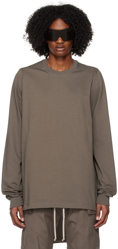 Photo: Rick Owens Gray Levels Long Sleeve T-Shirt