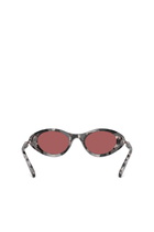 Diesel Wrap-around shape sunglasses - Sunglasses - Unisex - Multicolor