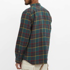 Filson Men's Checked Scout Shirt in Green/Brown