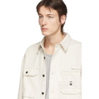 Acne Studios Off-White Twill Vented Jacket
