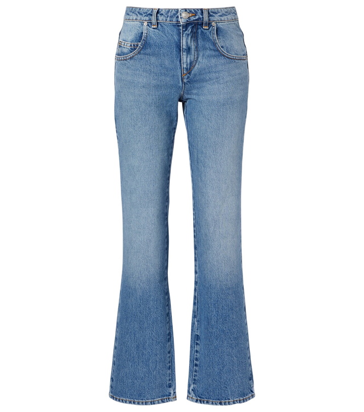 Photo: Isabel Marant Dromie mid-rise straight jeans