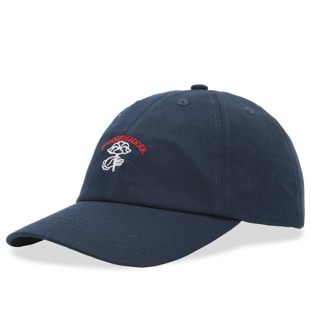 Damson Madder Women's Dm Flower Cap in Navy 