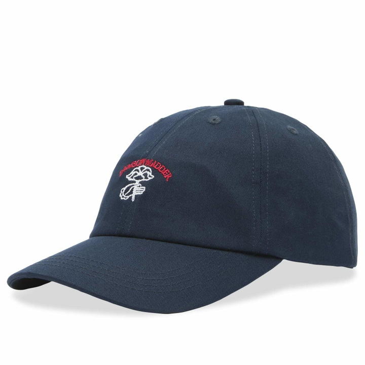 Photo: Damson Madder Women's Dm Flower Cap in Navy 