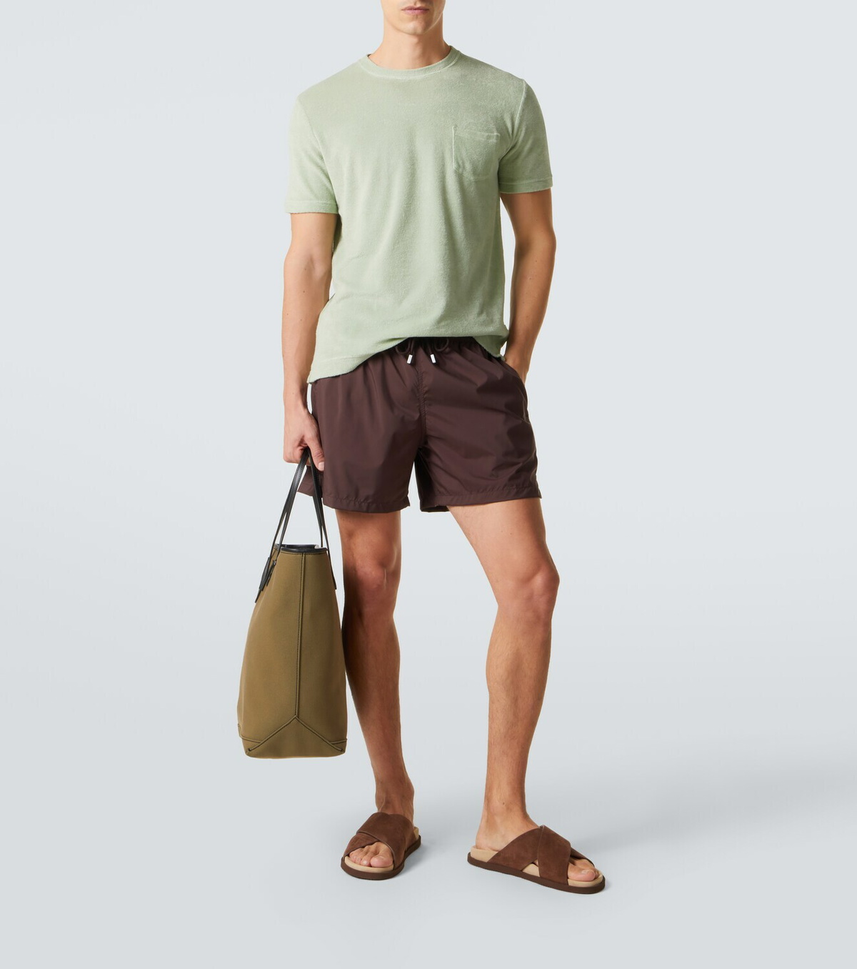Fedeli Cotton terry T-shirt