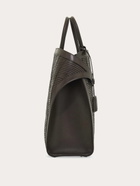Ferragamo Mens Hug tote bag in Brown