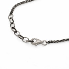 Serge DeNimes Men's Wheat Chain Bracelet in Silver 