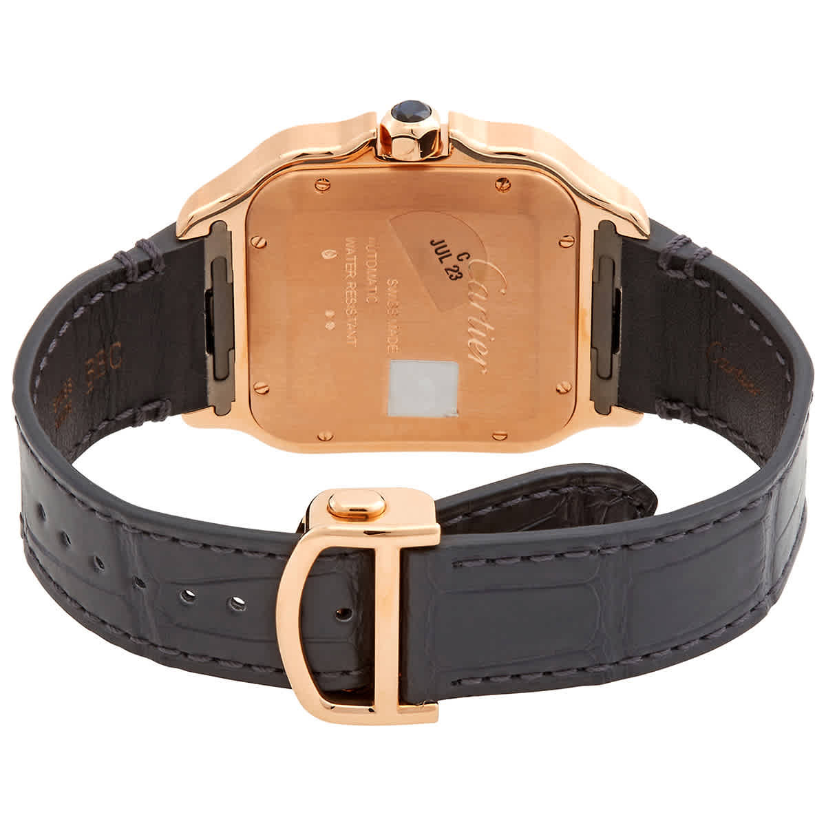 Cartier Santos Automatic Silver Dial Mens Watch WGSA0019