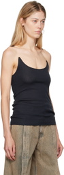 Y/Project Black Invisible Strap Tank Top