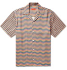Saturdays NYC - Camp-Collar Striped Lyocell-Twill Shirt - Multi