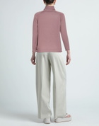 Kiton Womens Turtleneck Mauve