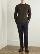 Kingsman - Shetland Virgin Wool Sweater - Brown