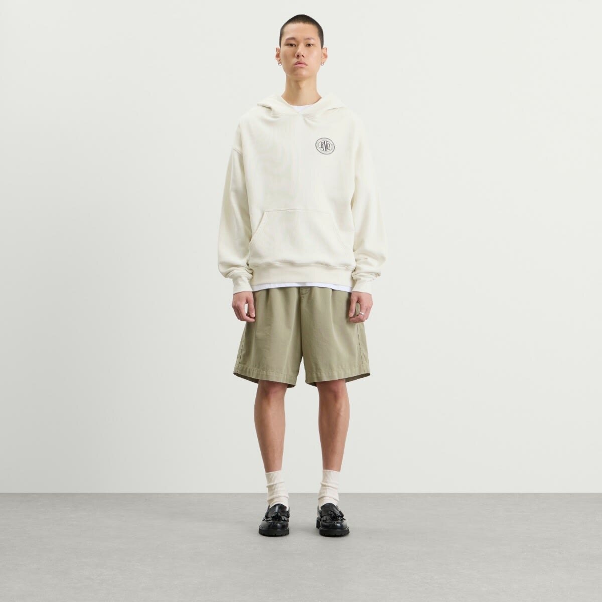 END. Resort Short in Sage Green