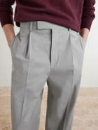 Jil Sander - Straight-Leg Cotton Trousers - Gray