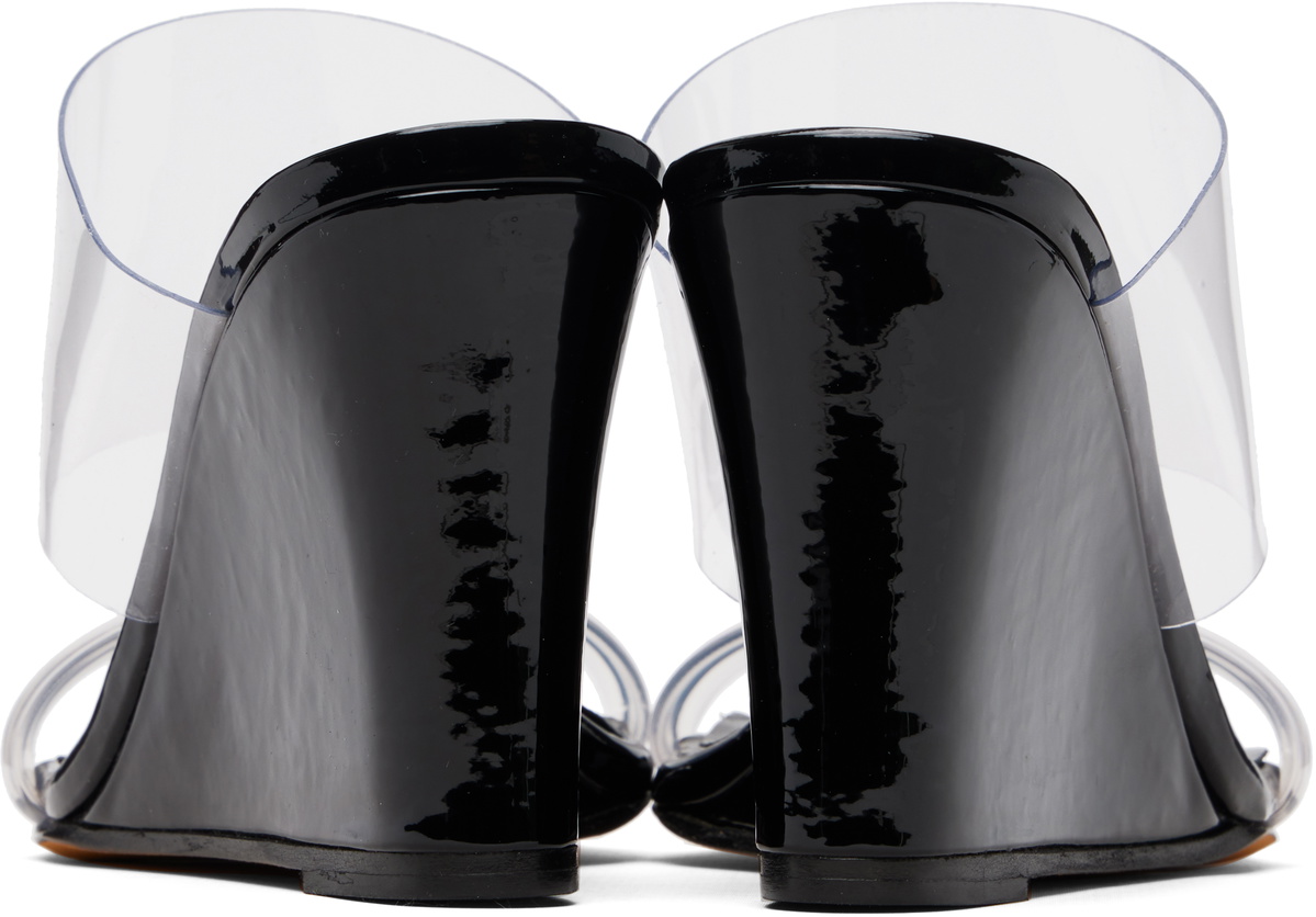 Maryam Nassir Zadeh Black Olympia Wedge Heeled Sandals