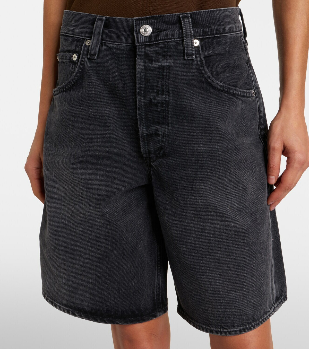 Citizens of Humanity Ayla denim Bermuda shorts