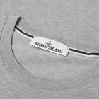 Stone Island Men's Small Box Logo T-Shirt in Grey Melange
