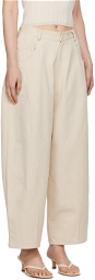 Cordera Off-White Baggy Trousers