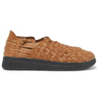 Malibu - Missoni Woven Faux Leather Sandals - Men - Brown
