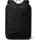 Master-Piece - Rebirth Project Leather-Trimmed Nylon and Canvas Backpack - Black