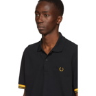 Comme des Garcons Homme Deux Black Fred Perry Edition Pique Polo